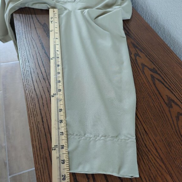 Dickies Mens Long Sleeve Button-Up Work Shirt Size XL Khaki Cotton/Polyester - Picture 15 of 15